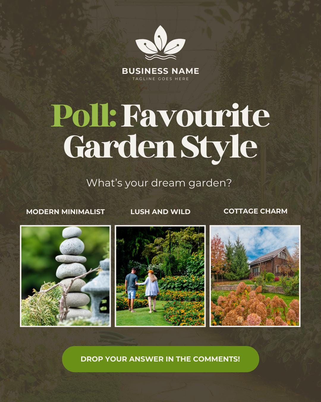 Landscaping Social Media Template Bundle | Canva Lawn Care & Gardening Marketing Kit | Landscape Business Instagram and Facebook Templates - Social Canvas