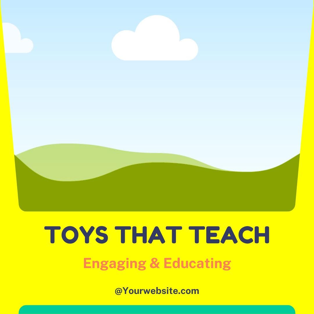 KidsZone Canva Templates | Kids Store and Toy Shop Social Media Kit | Bright and Playful Marketing Graphics | Digital Download - Social Canvas