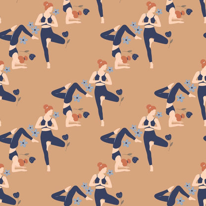 Yoga Vector Clipart Bundle | 72 Seamless Patterns and Elements | Digital Yoga Illustrations | Boho Yoga Graphics for Branding and Design - Social Canvas