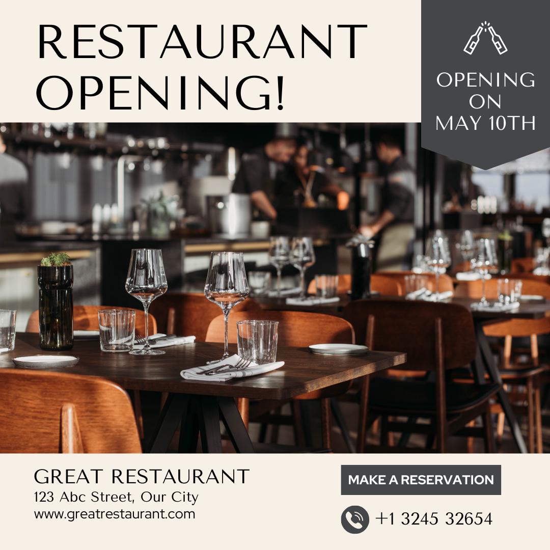 Food Service Social Media Canva Templates | Restaurant, Café & Food Delivery Marketing Kit | Social Media Planner, Analytics Guide - Social Canvas