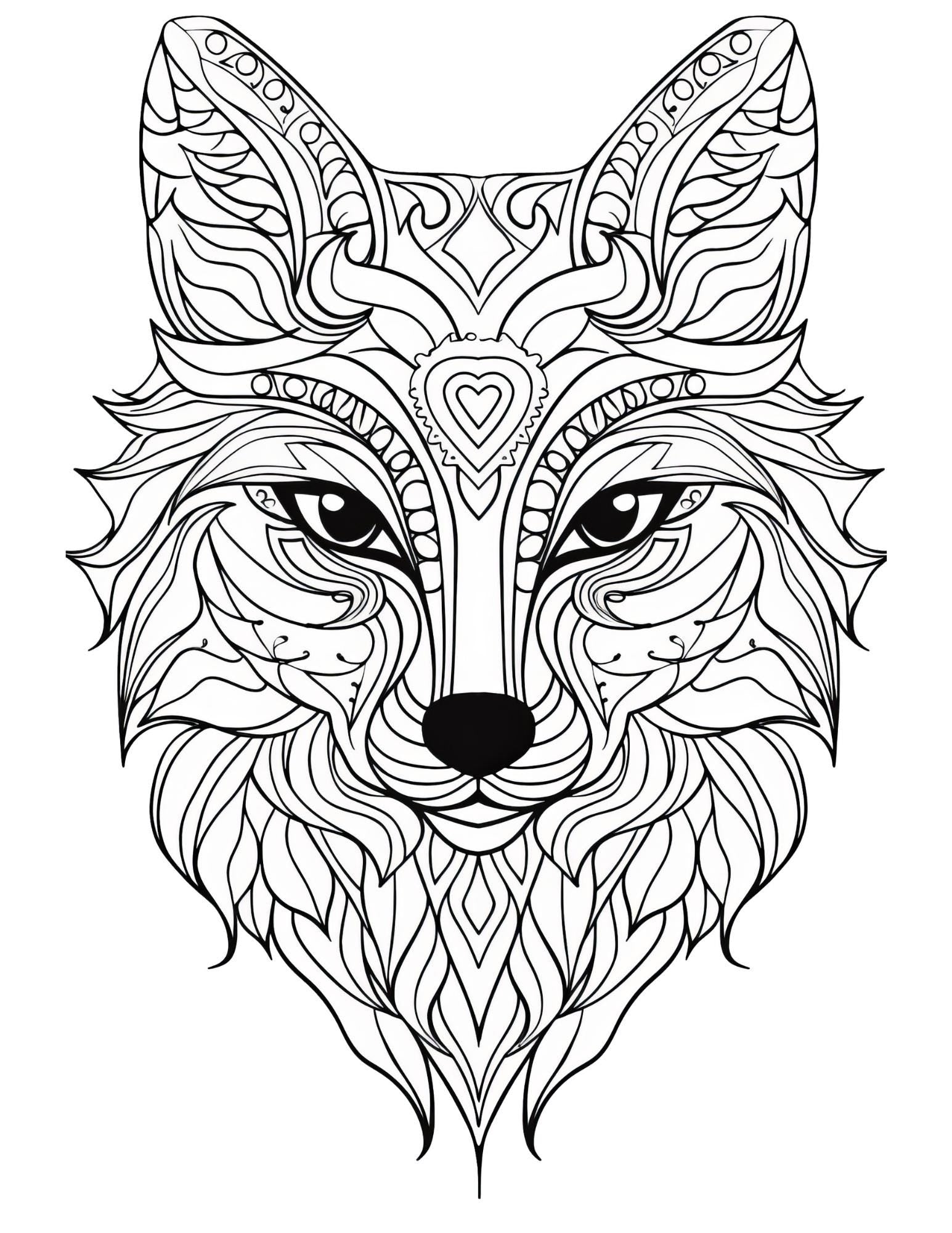 Groovy Coloring Book | 25-Page Canva Template with Retro & Psychedelic Designs | Funky, Wavy, and Abstract Coloring Pages | Digital Download - Social Canvas