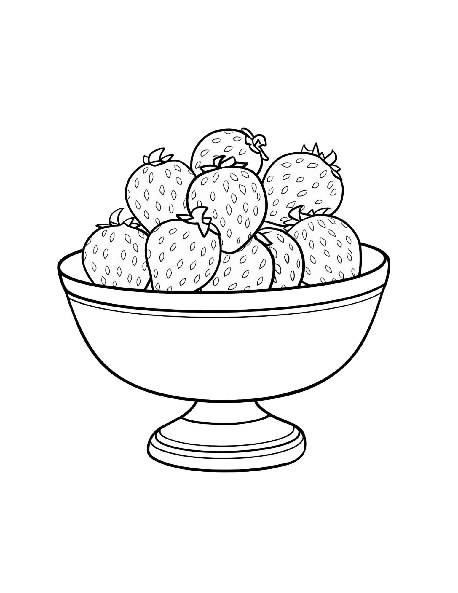 Berry First Coloring Book | 25-Page Canva Template for Kids & Adults | Fun Fruit-Themed Coloring Pages | Digital Download - Social Canvas