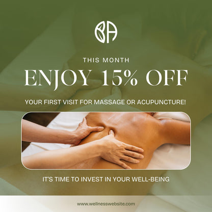 30 Wellness Clinic Social Media Templates| Holistic Health, Spa and Self-Care |  Social Media Planner, Analytics Guide - Social Canvas