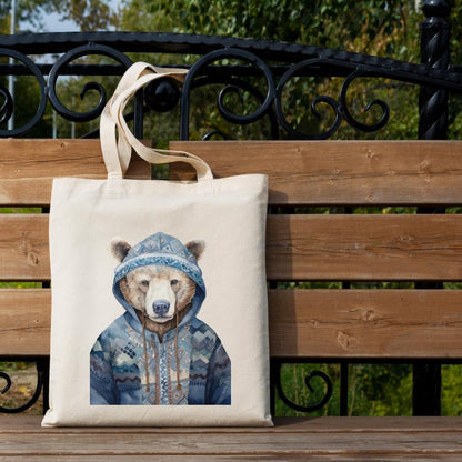 5 Adorable Animal Hoodie PNG | Digital Download for Print on Demand | Woodland Creatures in Cozy Sweaters - Social Canvas