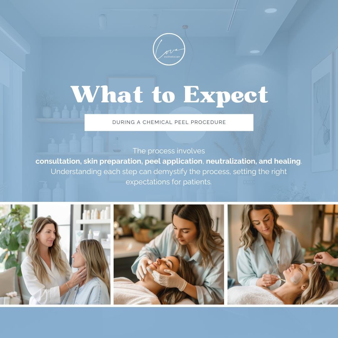 30 Chemical Peel Social Media Templates | Skincare Marketing Canva Pack for Estheticians & Med Spas - Social Canvas