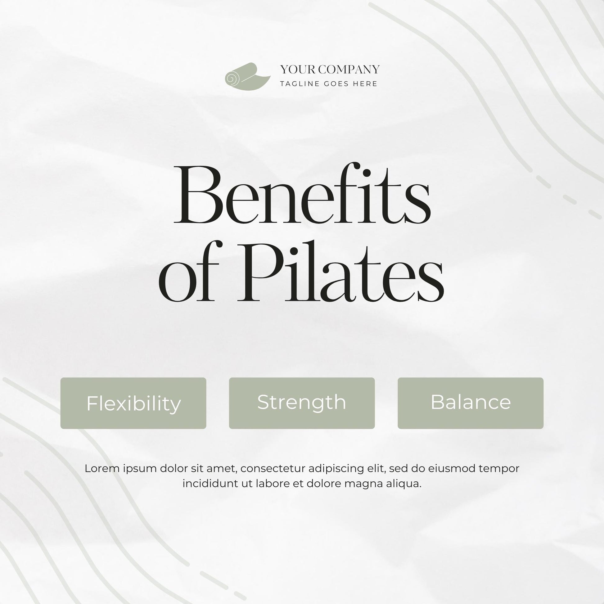 Pilates Social Media Templates | Fitness, Wellness & Studio Marketing Graphics | Social Media Planner |Analytics Guide - Social Canvas