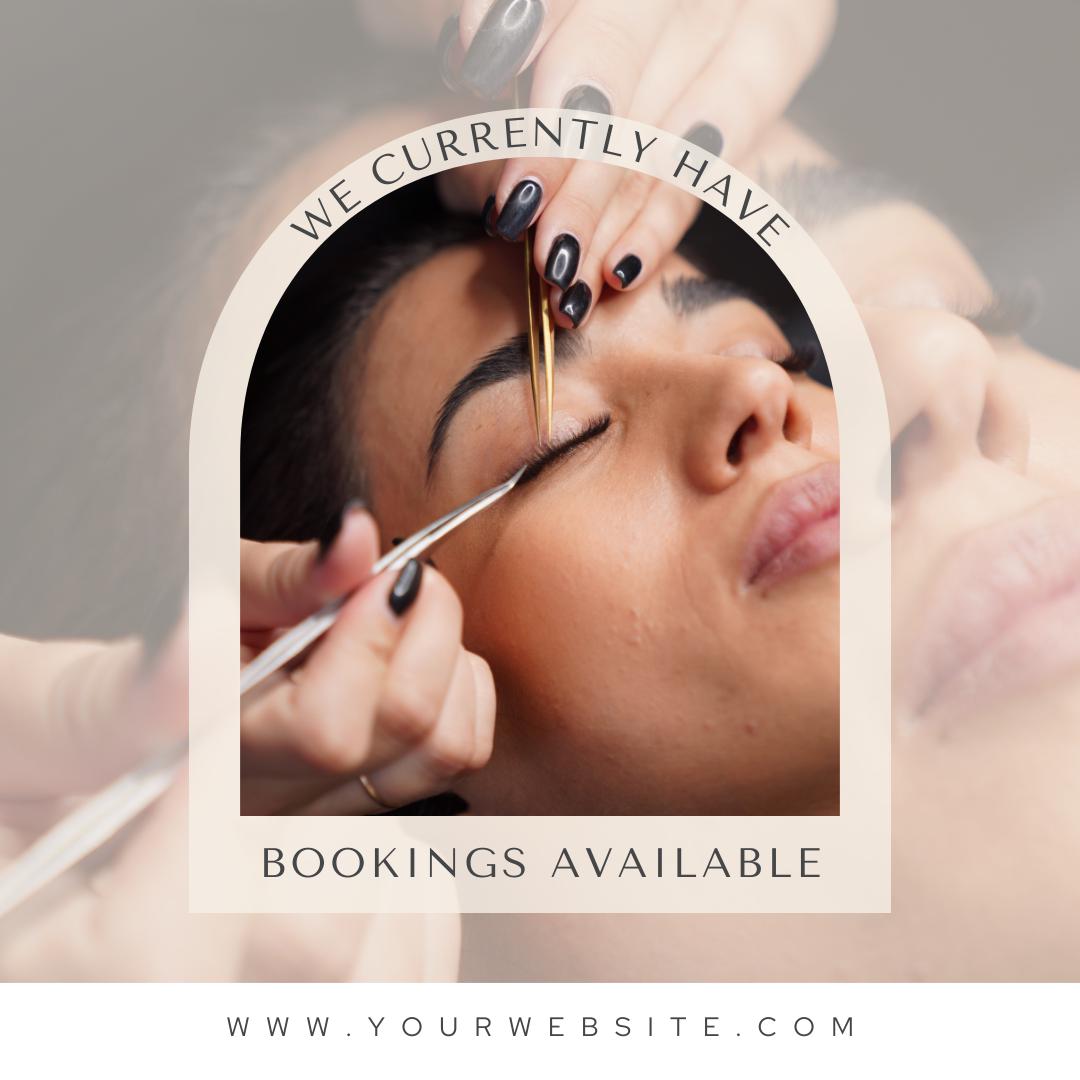 Lash Tech Social Media Canva Templates | Beauty Salon & Eyelash Extension | Social Media Planner, Analytics Guide | 800 Faceless Videos - Social Canvas