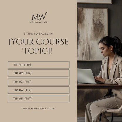 29 Course Creator Social Media Templates | Editable Canva Templates | Online Course Marketing, Coaching and Education Content - Social Canvas