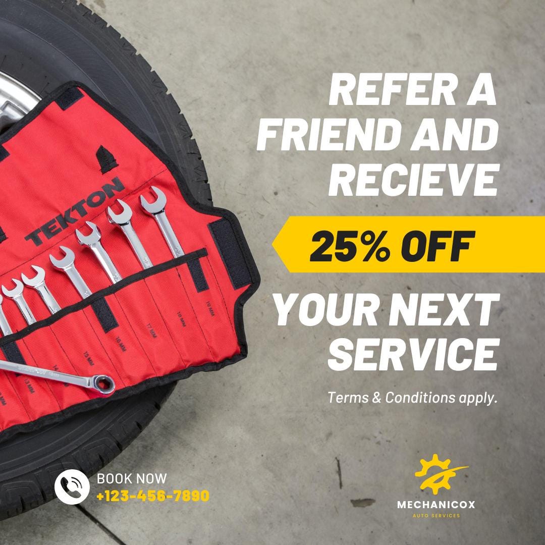 15 Mechanic Social Media Canva Templates | Social Media Planner and Analytics Guide | Canva Template Bundle | Editable Social Media Graphics - Social Canvas