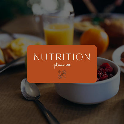 60-Page Nutrition Planner Canva Template | Printable Health Journal | Meal and Food Tracker | Wellness and Diet Planner | Digital Download - Social Canvas