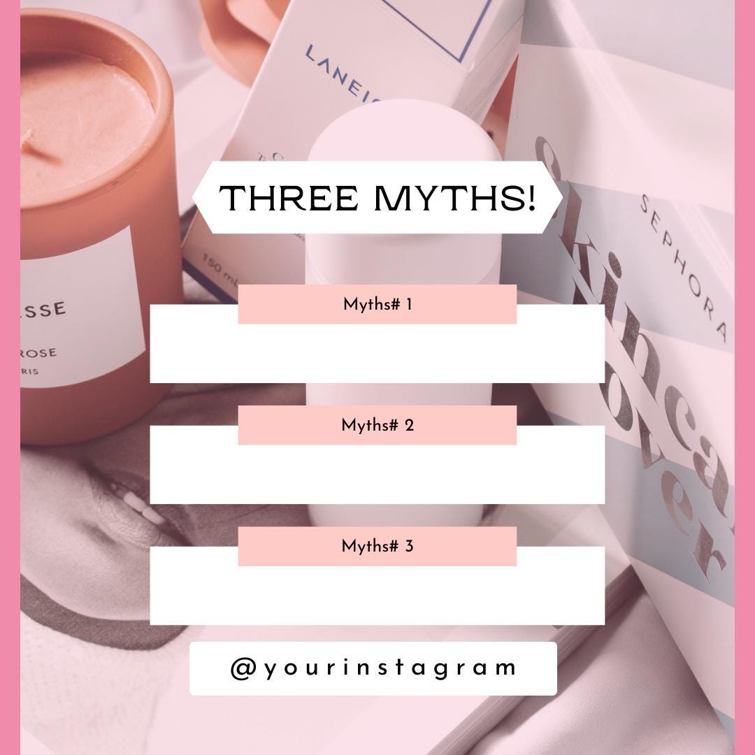 Mental Health Instagram Story | Self-Care | Inspirational and Mindfulness Posts | Social Media Planner| Analytics Guide - Social Canvas