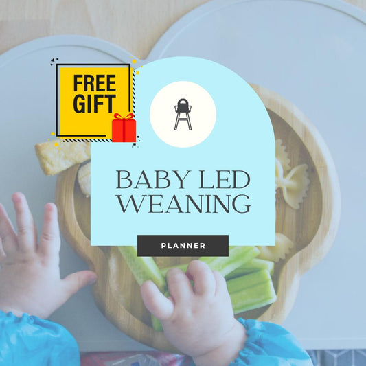 Baby-Led Weaning Planner Canva Editable | Digital Guide for First Foods, Meal Planning & Baby Nutrition | Free Letters to Baby Gift - Social Canvas
