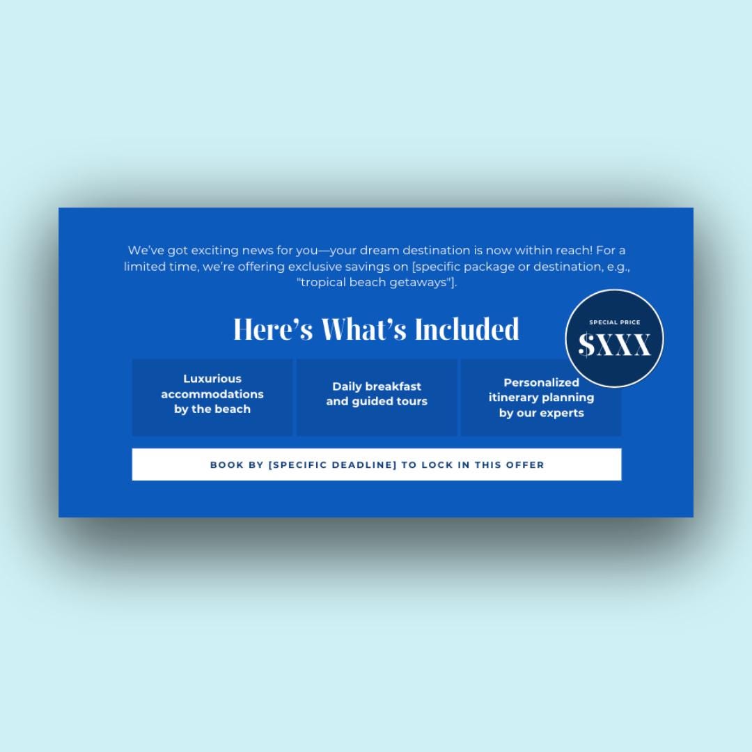 Travel Agency Email Template Pack | 24 High-Converting Sequences for Travel Agents & Tour Operators | Social Media Planner, Analytics Guide - Social Canvas