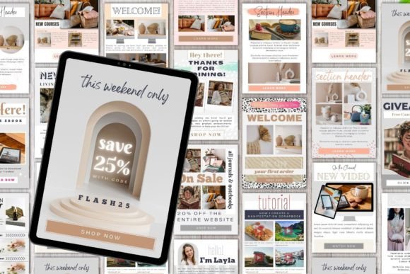 Email Marketing Canva Templates – Editable Newsletter Designs for Coaches & Creators (MRR) - Social Canvas