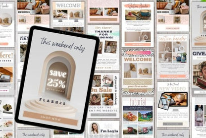 Email Marketing Canva Templates – Editable Newsletter Designs for Coaches & Creators (MRR) - Social Canvas