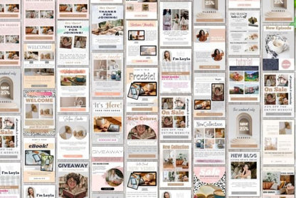 Email Marketing Canva Templates – Editable Newsletter Designs for Coaches & Creators (MRR) - Social Canvas