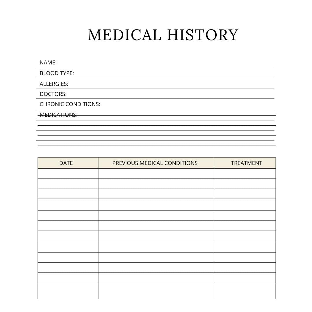 60-Page Nutrition Planner Canva Template | Printable Health Journal | Meal and Food Tracker | Wellness and Diet Planner | Digital Download - Social Canvas