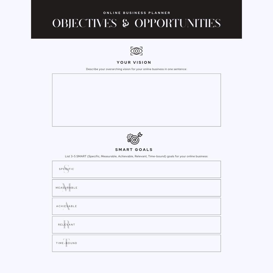 Online Business Planner 2025 | Digital Entrepreneur Strategy Guide & Startup Roadmap - Social Canvas