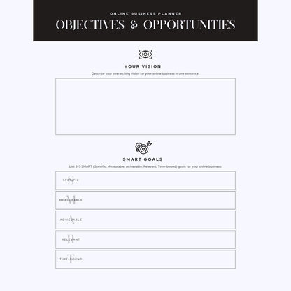 Online Business Planner 2025 | Digital Entrepreneur Strategy Guide & Startup Roadmap - Social Canvas