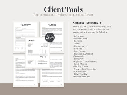 The Complete UGC Creator Toolkit – Portfolio, Contracts & Media Kit to Win High-Paying Collabs