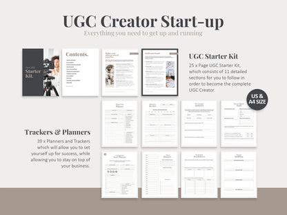 The Complete UGC Creator Toolkit – Portfolio, Contracts & Media Kit to Win High-Paying Collabs