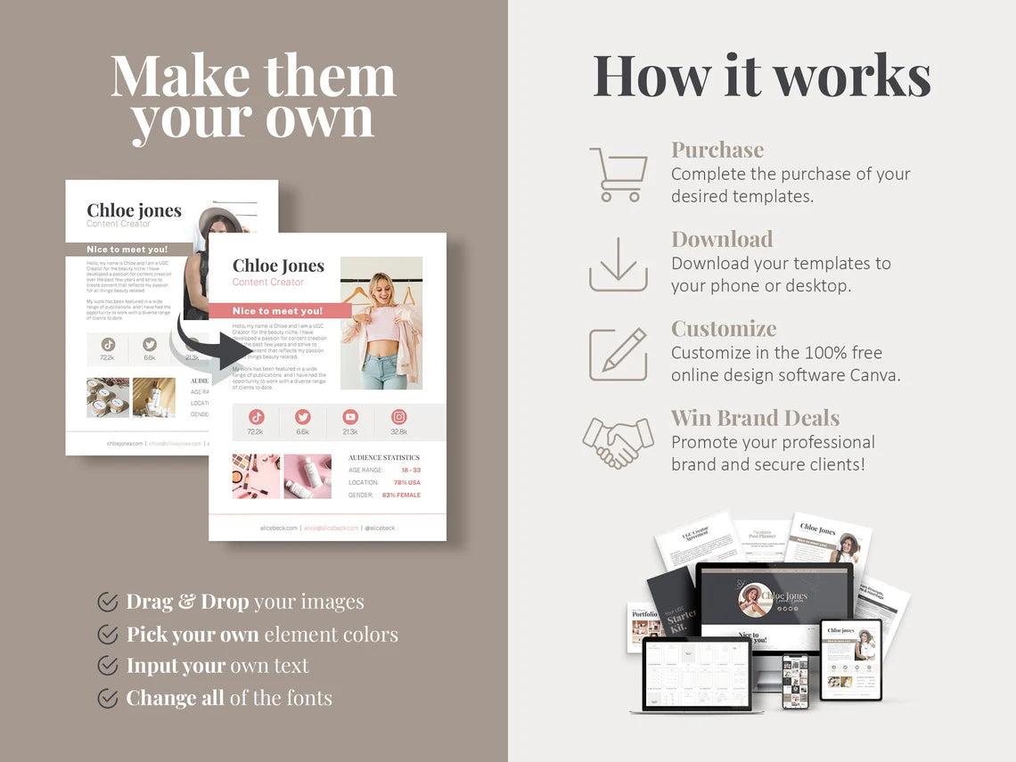 The Complete UGC Creator Toolkit – Portfolio, Contracts & Media Kit to Win High-Paying Collabs