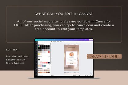 220 E-Commerce Social Media Business Templates - Social Canvas