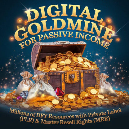 60 Million Digital Products Bundle Ideal for Passive Income, Millions of DFY Content, Featuring Private Label Rights & Master Resell Rights (MRR) (PLR) - Social Canvas