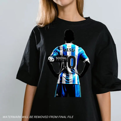 Inspired Lionel Messi PNG Bundle | High-Quality Digital Images | Soccer Legend Artwork for Print-On-Demand | Create Custom Sports Products | - Social Canvas