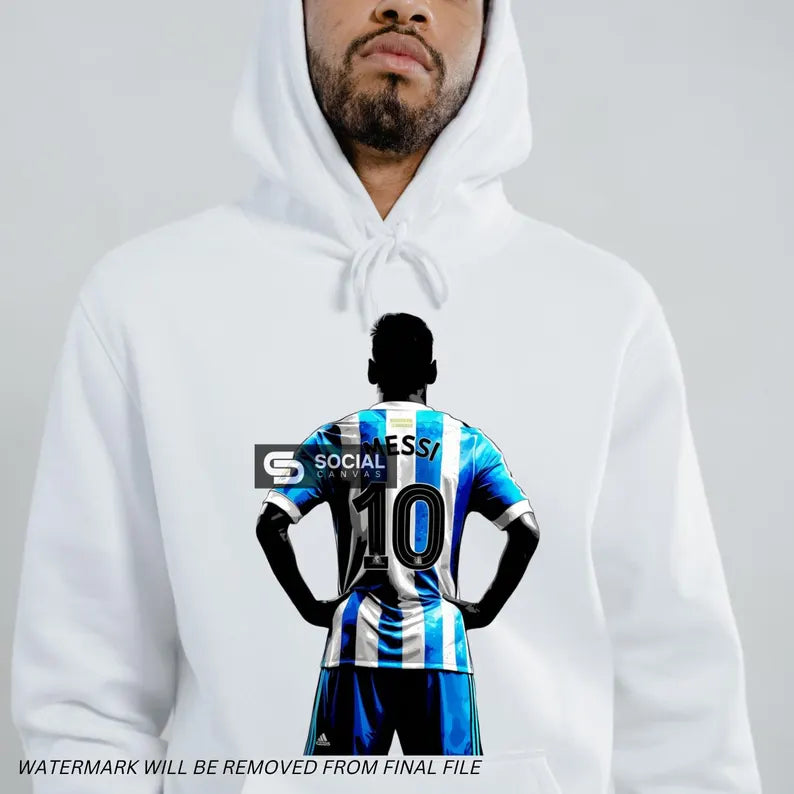 Inspired Lionel Messi PNG Bundle | High-Quality Digital Images | Soccer Legend Artwork for Print-On-Demand | Create Custom Sports Products | - Social Canvas