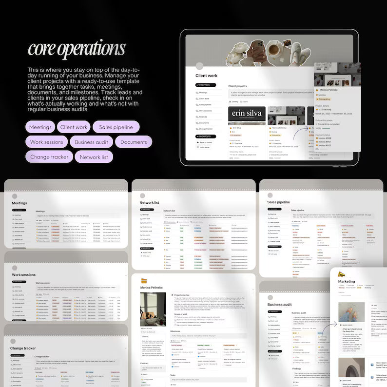 Business Planner – Your All-in-One Notion System for Growth & Clarity