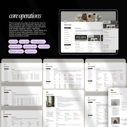 Business Planner – Your All-in-One Notion System for Growth & Clarity