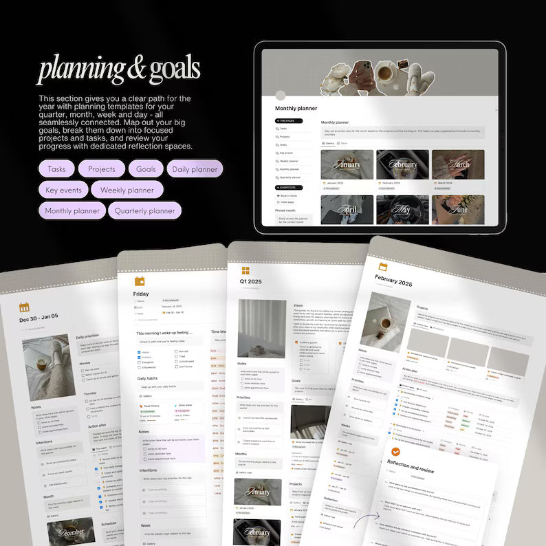 Business Planner – Your All-in-One Notion System for Growth & Clarity