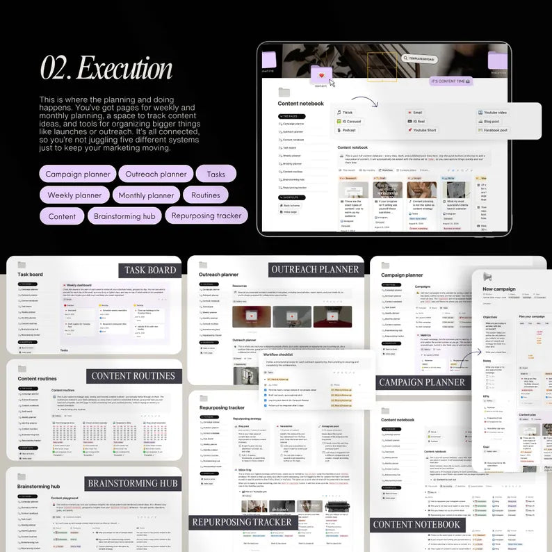 The Ultimate Notion Content & Marketing HQ — For Coaches, Creators & Online Entrepreneurs