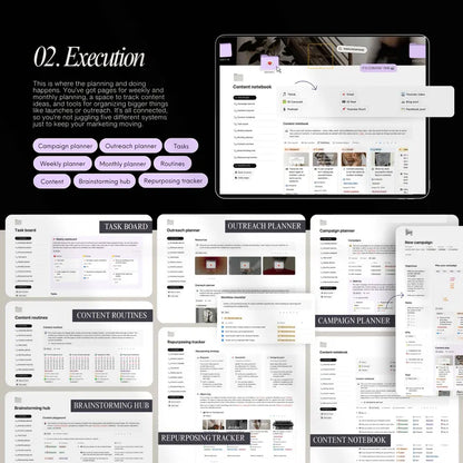 The Ultimate Notion Content & Marketing HQ — For Coaches, Creators & Online Entrepreneurs