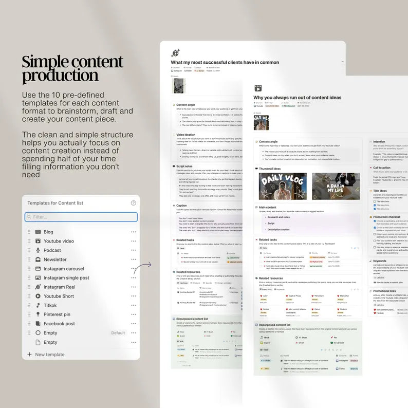 The Ultimate Notion Content & Marketing HQ — For Coaches, Creators & Online Entrepreneurs