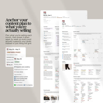 The Ultimate Notion Content & Marketing HQ — For Coaches, Creators & Online Entrepreneurs