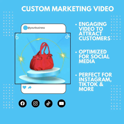Sale Promo Video | Custom-Made For You | Social Media Marketing Template | Includes 2 Product Images | Instagram | Facebook | TikTok
