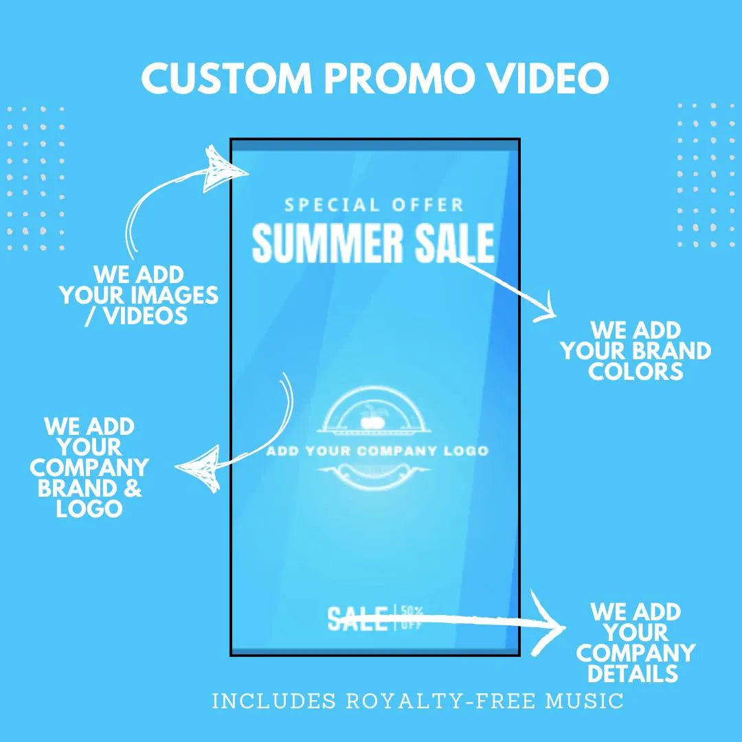 Sale Promo Video | Custom-Made For You | Social Media Marketing Template | Includes 2 Product Images | Instagram | Facebook | TikTok