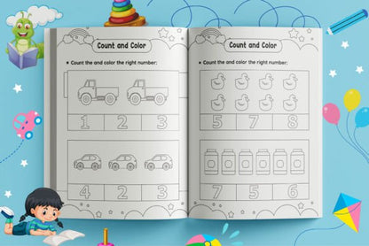 Kindergarten Math Worksheets – Fun & Educational Activities for Early Learners (MRR) - Social Canvas