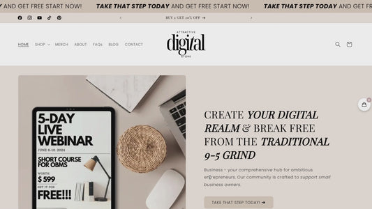 50 Digital Products + Custom Built Store – Launch & Sell