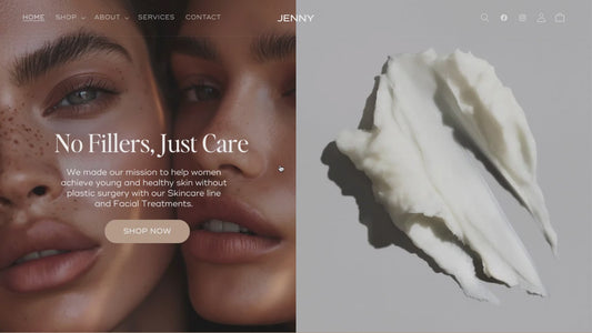 Luxury Shopify Theme – 'Jenny' Responsive Template for Fashion & Beauty Stores