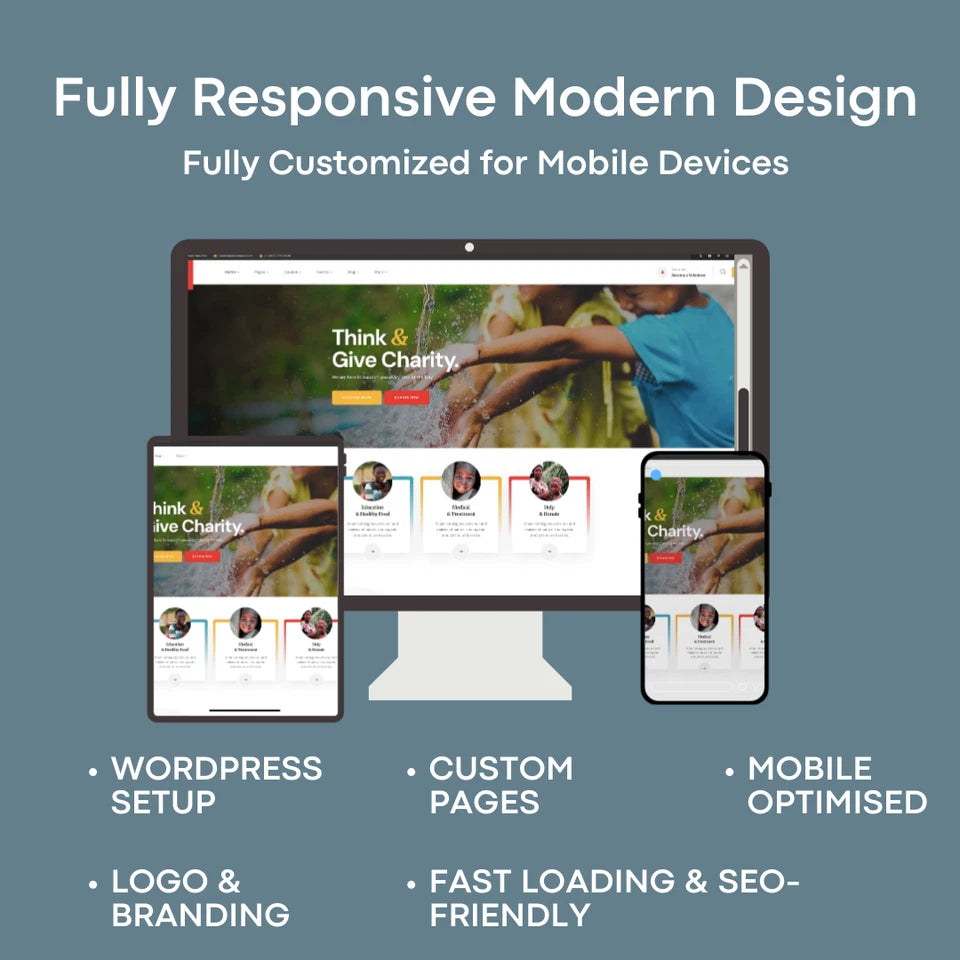 Custom WordPress Non-Profit Website & Digital Marketing Course - includes $50 in Facebook ads